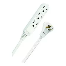 Slimline 2232 Angled Flat Plug Extension Cord 3 Wire 13 Pie 