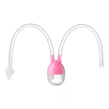 Aspirador Nasal Infantil Bebe Sugador Alivio Catarro Meleca Cor Rosa