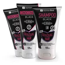 Combo Gradual Hair Escurecedor Womenfirst 3 Produtos