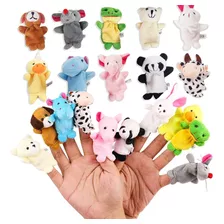 Marionetas De Dedos De Animales Familia Dedo Zoológico
