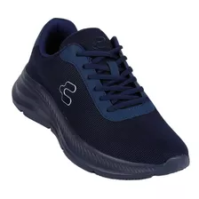 Tenis Deportivo Hombre Azul Textil Charly 02303807