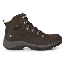 Bota Cuero Hombre Borcego Impermeable Goma Trekking Briganti