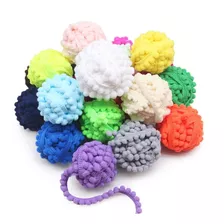 Mini Pompón De 40 Yardas De Colores Mezclados Bola Fl...