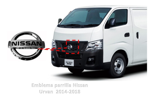 Emblema Nissan Urvan Parrilla 2014 2015 2016 2017 2018 Foto 2