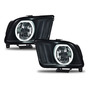 Ford Mustang 2010 2014 Juego Faros Fondo Negro 2011 2012 Par