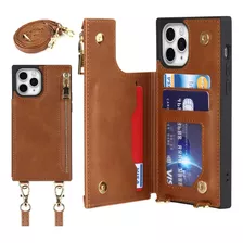 Funda Jaorty Para iPhone 11 Pro Max-marrón