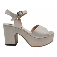 Sandalia Plataforma Ecocuero Base Zapato Mujer 82da