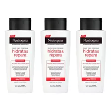 Hidratante Corporal Neutrogena 200ml Hidrata E Repara-kit3un