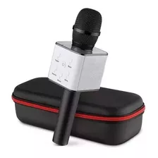 Micrófono Senon Q7 Bluetooth Karaoke Usb Parlante Y Estuche