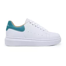 Tênis Feminino Sneaker Chunky Casual Falcucci Star Branco