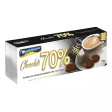  20 Pastilhas De Chocolate 70% - Montevérgine 