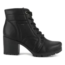 Bota Coturno Dakota Preto Salto Bloco Tratorado Ref. G9601