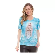 Blusa Baby Look Nossa Senhora De Fatima