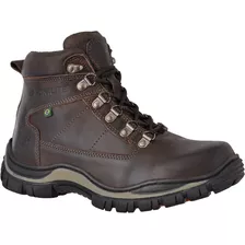 Coturno Bota Masculino Adventure Azimute Em Couro Mod:900