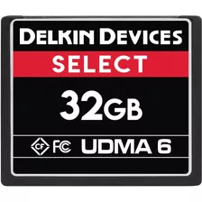 Delkin Devices 32gb Select Udma 6 Compactflash Memory Card