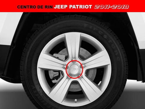 Kit De 4 Centros De Rin Jeep Patriot 2011-2018 60mm Foto 3