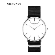 Relojes De Cuarzo De Nailon Chronos Ch02, Modernos Y Casuale