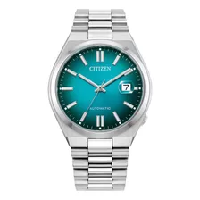 Reloj Citizen Automatico Tsuyosa Nj0151-53x Azul Turquesa