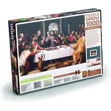 Quebra Cabeça Puzzle 1000 Peças Santa Ceia Grow - 1393