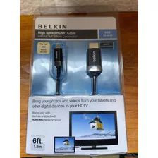 Cable Hdmi A Micro Usb Belkin 1.8m