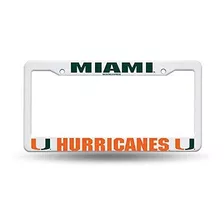 Marco Rico Ncaa Miami Plastic, 15 X 8, Color Del Logotipo.