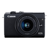 Canon Eos Kit M200 + Lente 15-45mm Is Stm Sin Espejo Color  Negro