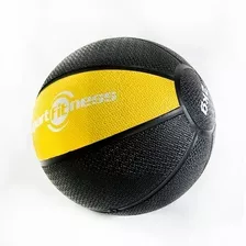 Balón Medicinal De Rebote 2 Kilos Amarillo Gym Sportfitness