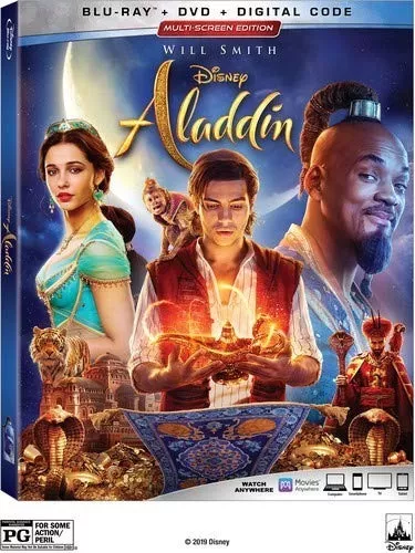 Blu-ray + Dvd Aladdin (2019)