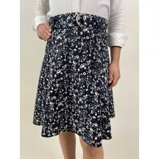 Falda Marca Zara Como Nuevo De Color Negro Xs