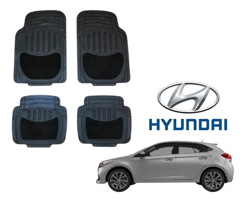 Kit De Tapetes Uso Rudo Para Hyundai Accent Hb Foto 2