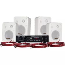 Kit De Som Para Ambiente Hayonik Ambience 4000 V2 Branco