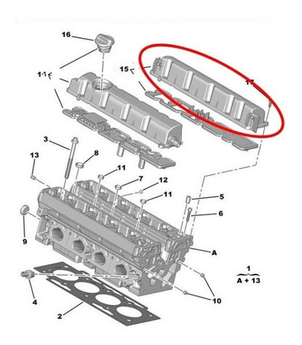 Tapa Valvula Escape Citroen Xsara-peugeot 2.0 16valvulas Foto 6
