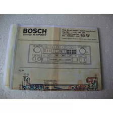 Esquema Elétrico Rádio Toca-fitas Bosch Rio De Janeiro .