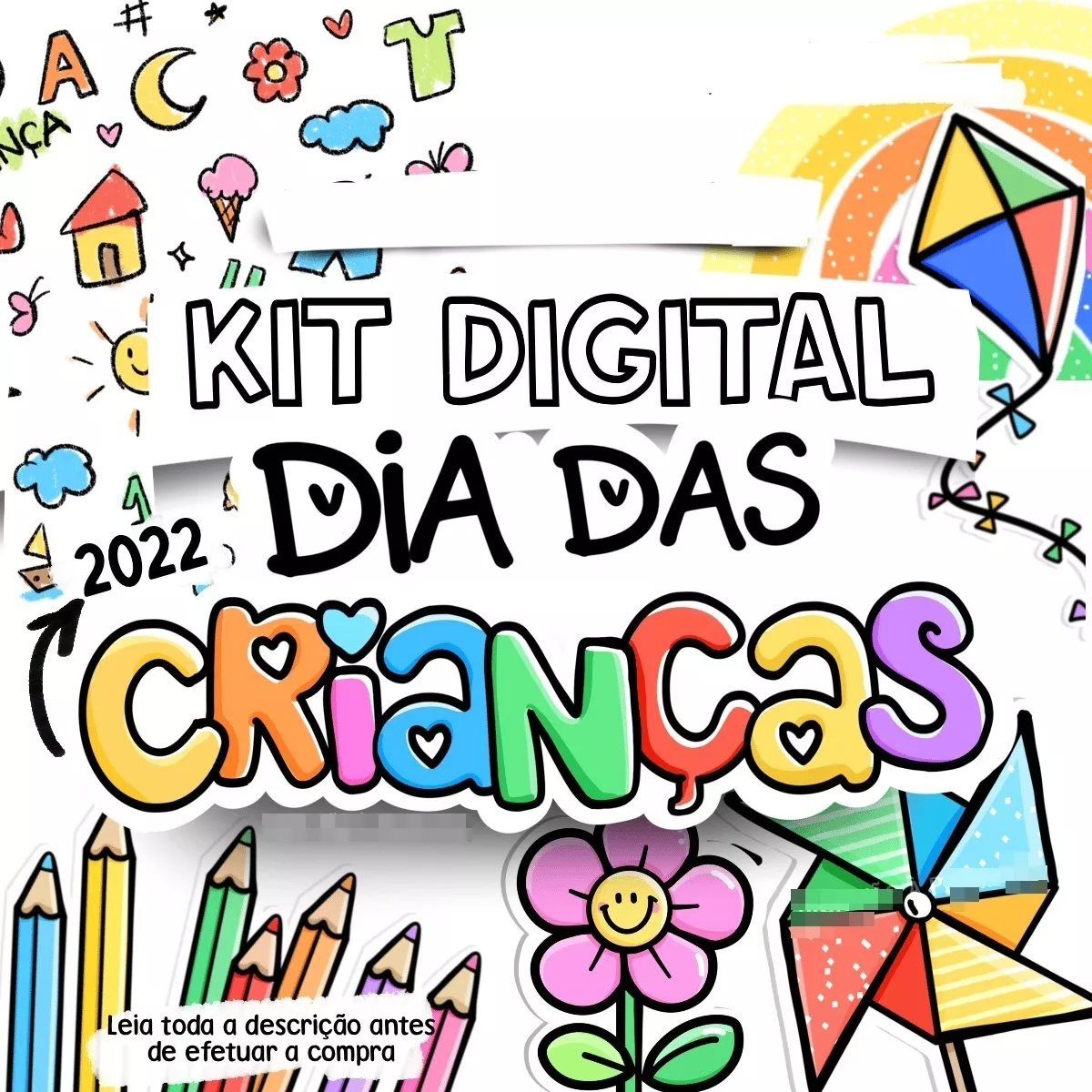 Kit Arquivo Digital Dia Das Crianças Completo 2022 Pandoca