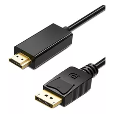 Cabo Adaptador Displayport Para Hdmi 1.8 Metros - Tomate