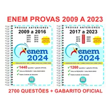 Enem 2021 Provas 2009 A 2023 - 2700 Questões + Gabarito Oficial