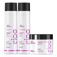 Eico Pro Liso Mágico Shampoo Condicionador Máscara 300ml