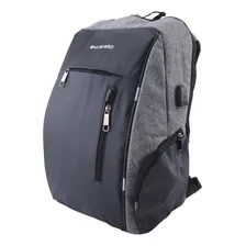 Mochila Con Puerto Usb/kushiro Negro/gris 40 Lts