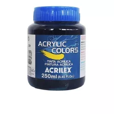 Tinta Acrílica P/ Tela Acrilex Azul Da Prussia 250ml Gr1