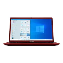 Notebook Positivo Q464c Atom 4gb 64gb Ssd 14,1'' Vermelho Windows 10
