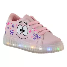 Tenis Bob Esponja Niño Niña Luces Led 