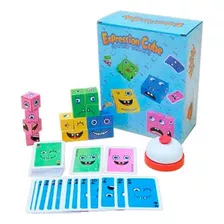 Juego De Puzzle Cubos Didáctico Expresiones Y Emociones