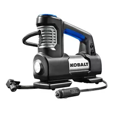 Inflador Compresor Para Llantas, 12v Kobalt Color Negro