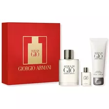 Set Perfume Armani Acqua Di Gio 50ml + 5ml + Body Lotion Género Hombre
