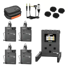 Comica Uhf Wireless Lavalier Microphone, Boomx-u2 Qua Wir...