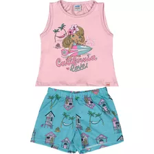 Conjunto Infantil Blusa E Shorts Marlan 60561 - Tam 1 2 3