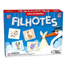 Jogo Da Memória Filhotes 7268 - Pais E Filhos