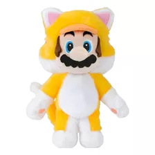 Super Mario Cat Gato Pelúcia Boneco Original Nintendo Japão