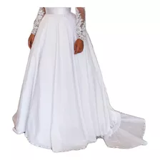 Saia Com Cauda Para Vestido De Noiva Somente Saia