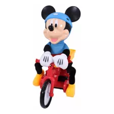 Mickey Mouse Passeio Com Bicicleta - Raridade Cor Vermelho